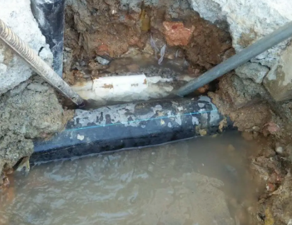 盐亭测漏水之水管漏水